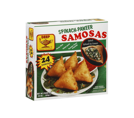 Deep Spinach Paneer Samosa