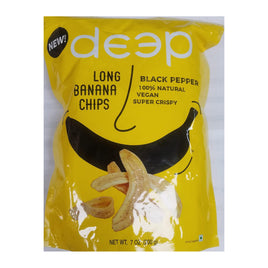 Deep Long Banana Chips Black Pepper