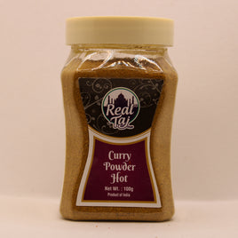 Real Taj Curry Powder Hot (Jar)