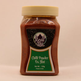 Real Taj Chilli Powder Extra Hot (Jar)