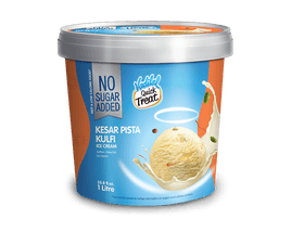 Vadilal No Sugar Kesar Pista Kulfi Ice Cream