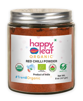 Happy Leaf Organic Red Chili Powder (Hot)